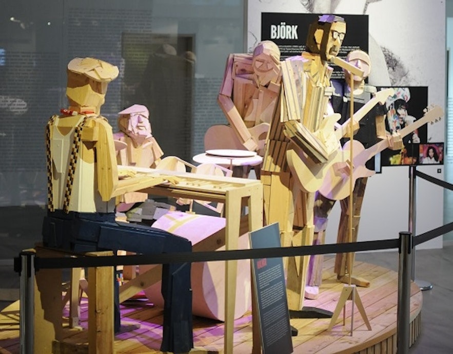 The Icelandic Museum of Rock n Roll celebrates Icelandic music history.