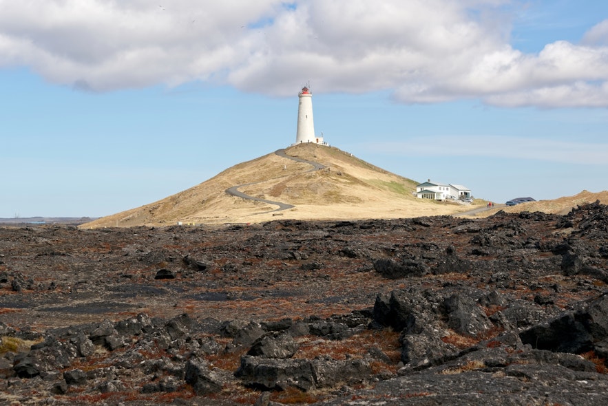 Reykjanesviti is the oldest lighthouse in Iceland, built in 1907.