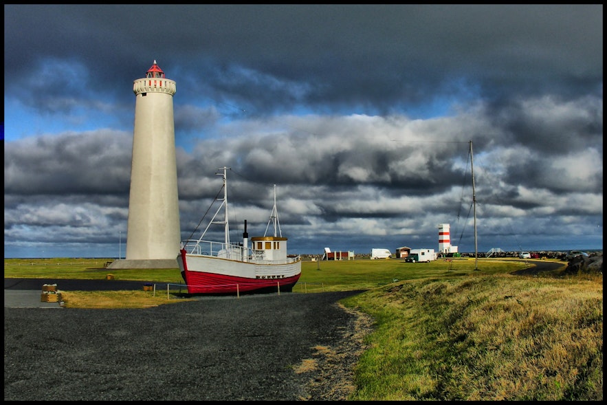 Gardskagaviti is the tallest lighthouse in Iceland.