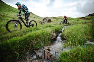 This small-group e-mountain bike adventure takes you through the geothermal landscapes near Hveragerdi.
