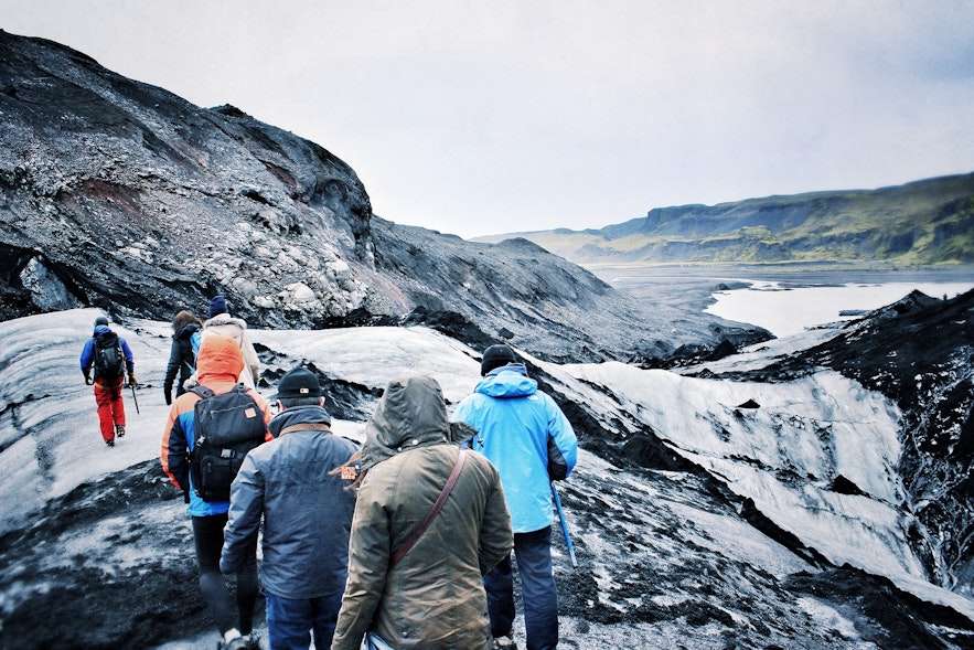 Layered clothing is a must when traveling to the Icelandic wilderness.