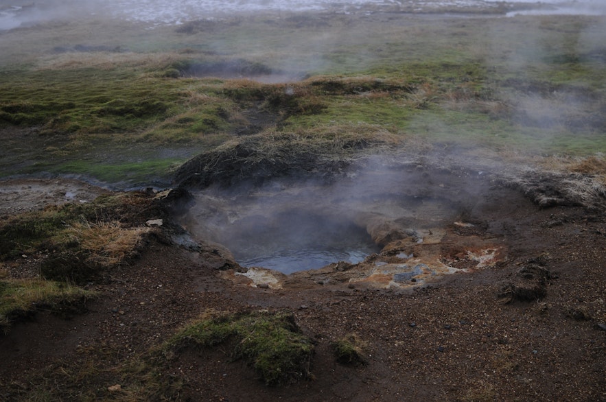 A hot spring in south Iceland