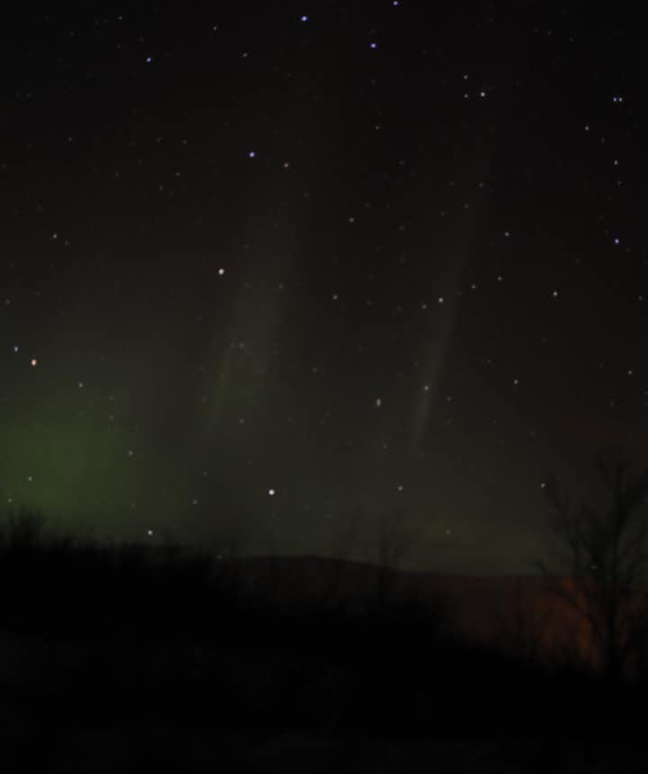 Northern Lights in Laugardalur 