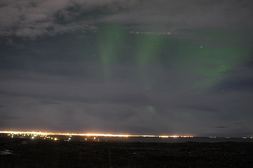 Incredible Northern Lights in Vogar