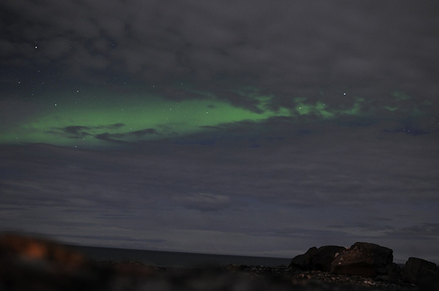 Incredible Northern Lights in Vogar