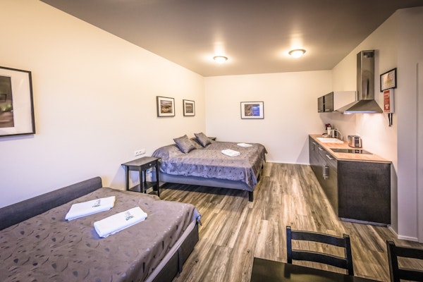 Well-equipped studio apartment designed to cater to your needs and offer a comfortable stay.