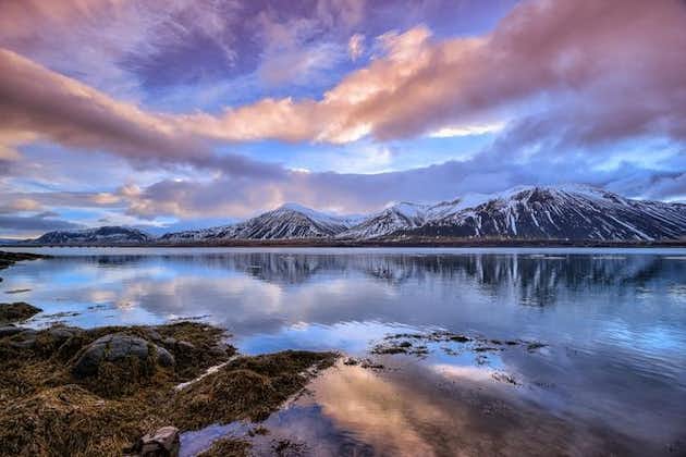 Discover the serene beauty of Borgarfjordur, a tranquil fjord nestled amidst Iceland's picturesque landscapes.