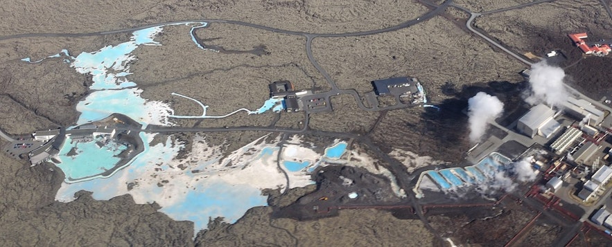 Svartsengi地热发电站创造了冰岛的蓝湖温泉