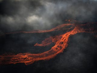 Komplet guide til vulkanudbruddet af Litli Hrutur i 2023
