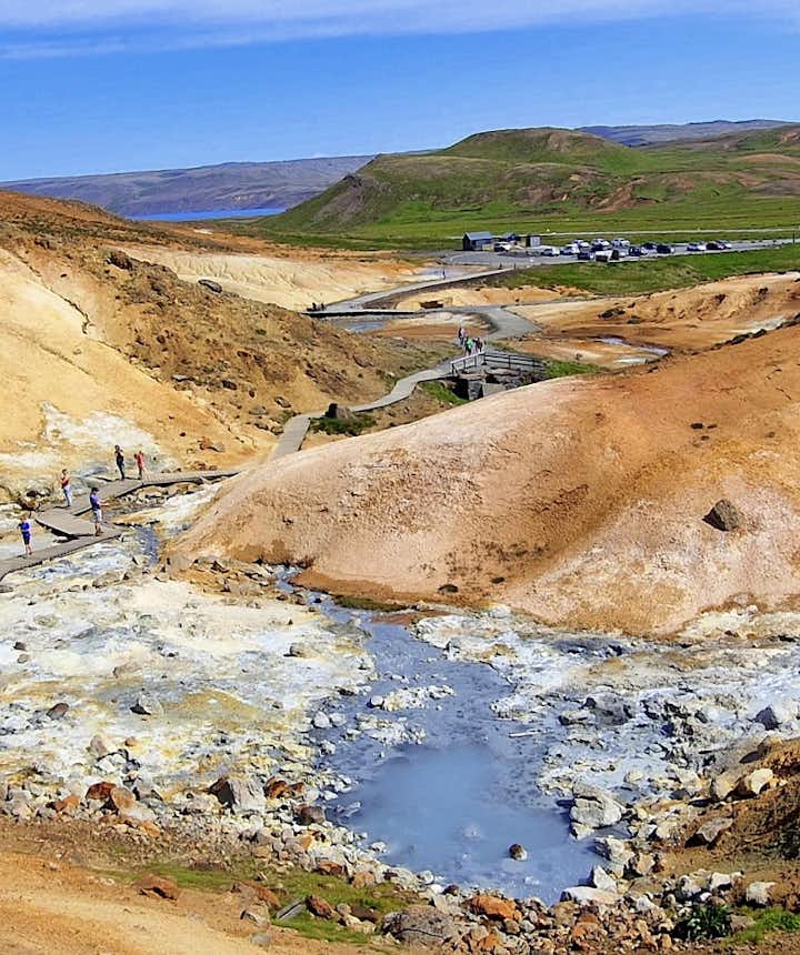 Seltún - the colourful Geothermal Area at Krýsuvík on the Reykjanesskagi Peninsula in SW-Iceland