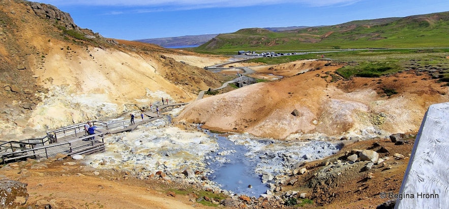 Seltún - the colourful Geothermal Area at Krýsuvík on the Reykjanesskagi Peninsula in SW-Iceland