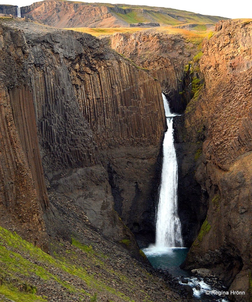 东冰岛的Litlanesfoss瀑布，又名Studlabergsfoss瀑布。