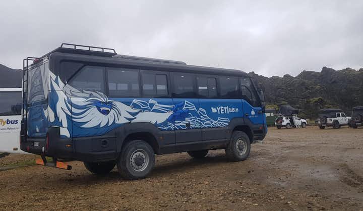 Travel in style and convenience on this bus, designed for your utmost comfort during the journey to Landmannalaugar.
