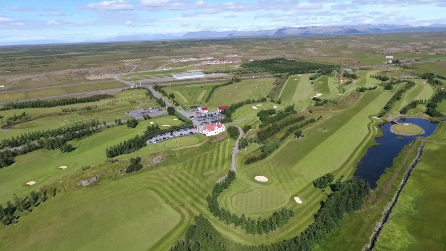 There are many spectacular golf courses in Iceland.