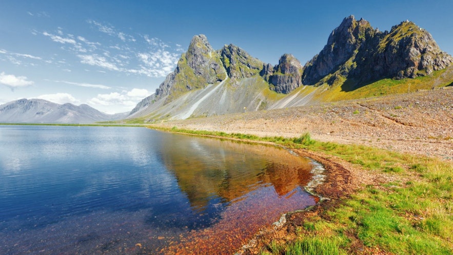 冰岛东南部的西角山。