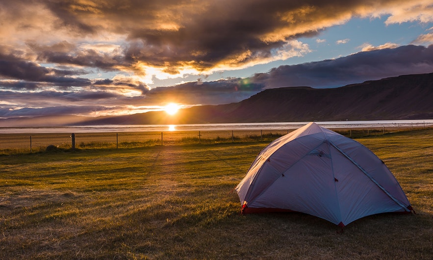 Camping in Iceland is only allowed on designated campsites