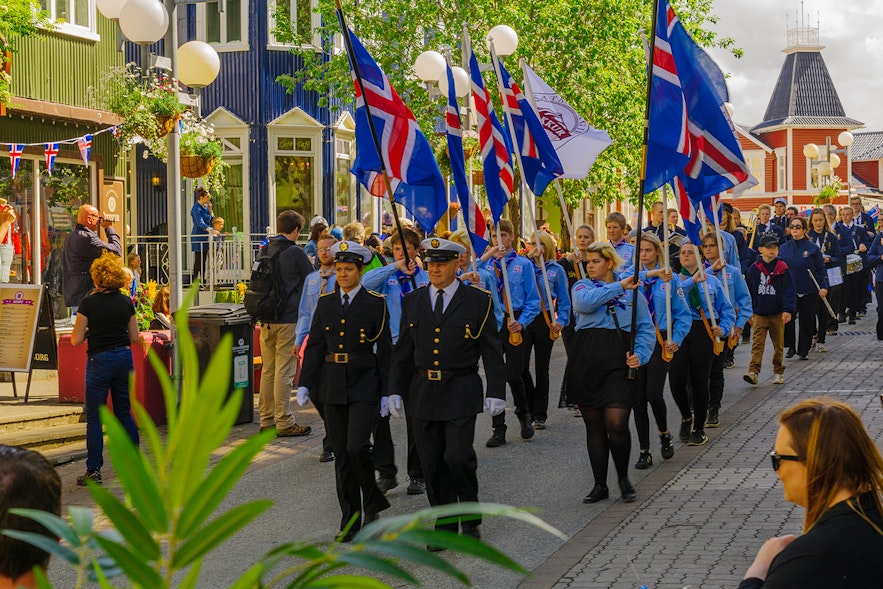 Iceland's independence is celebrated around the country on June 17th