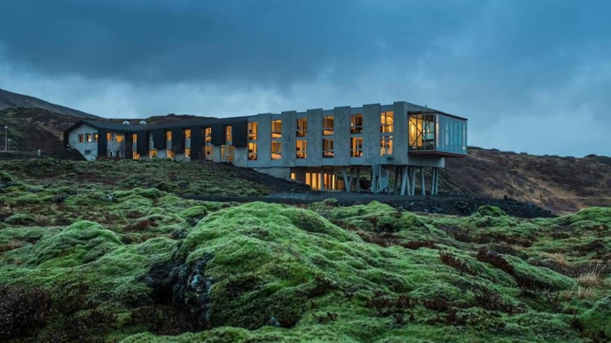 The ION Adventure Hotel features some unique architecture, making it one of the coolest hotels in Iceland