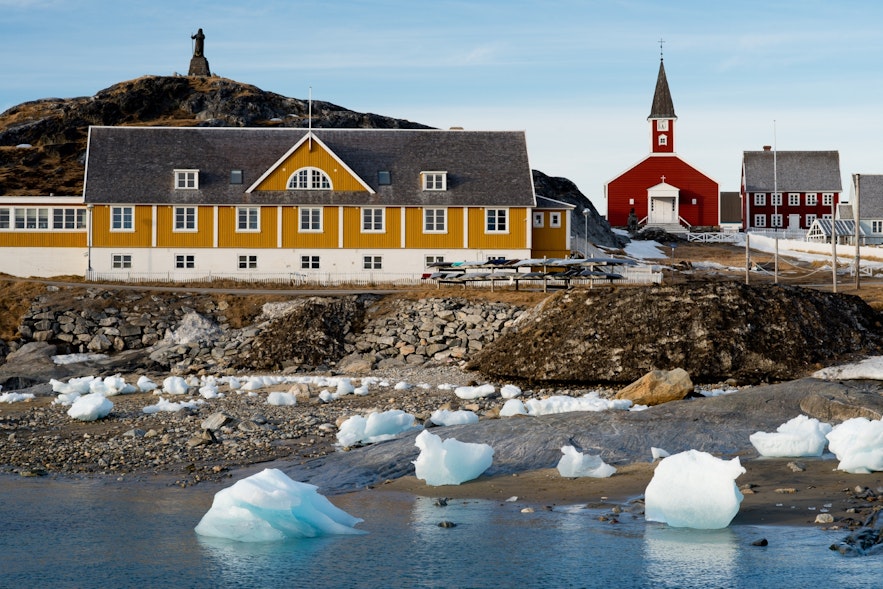 A picture taken in Nuuk, the capital of Greenland.
