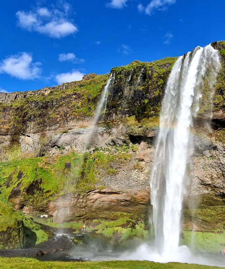 The beautiful Waterfalls of South-Iceland; Seljalandsfoss, Skógafoss &amp; Gljúfrabúi