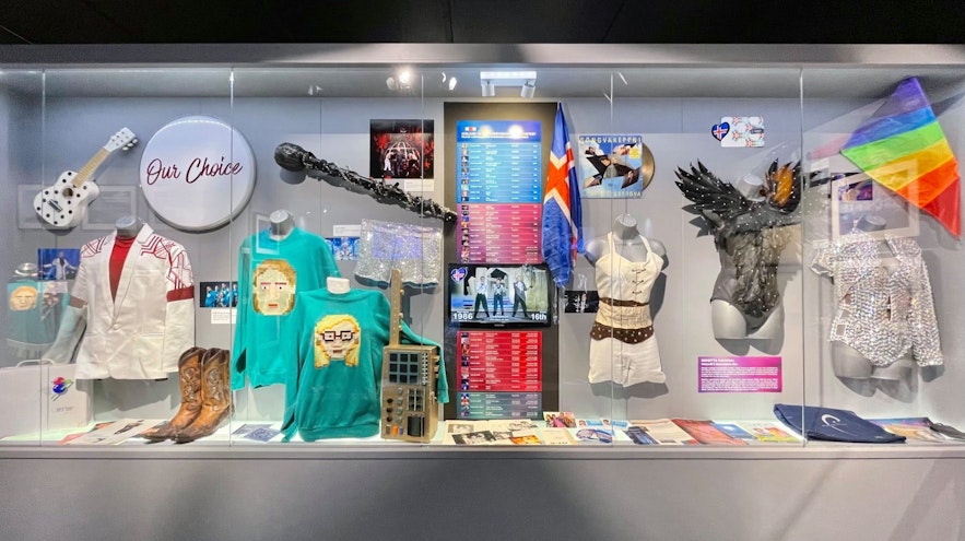 You'll see artifacts from Eurovision and the film