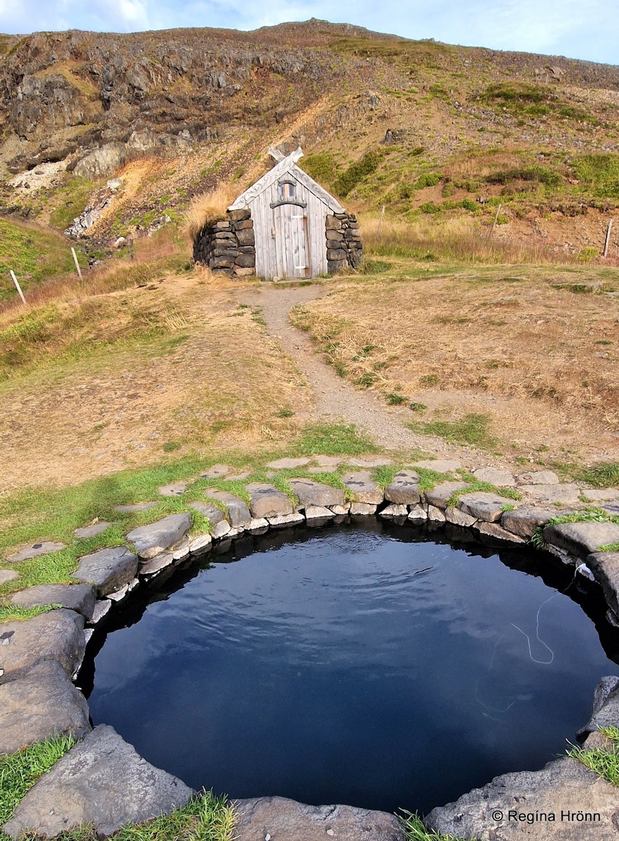 Guðrúnarlaug Hot-tub - the Saga Hot-tub in Sælingsdalur Valley in West-Iceland