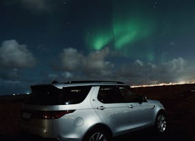 You'll travel in a comfortable private vehicle from Reykjavik to an excellent northern lights viewing location.