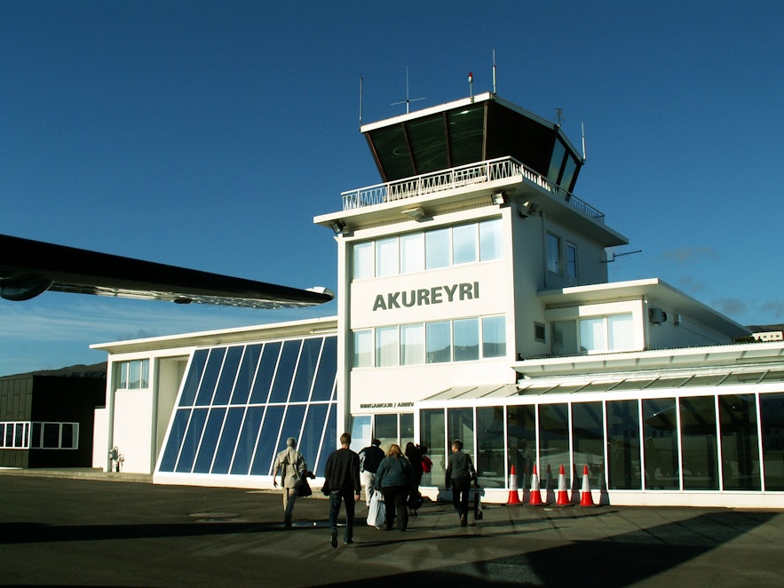 Flying to Akureyri from Reykjavik takes approximately 45 minutes.
