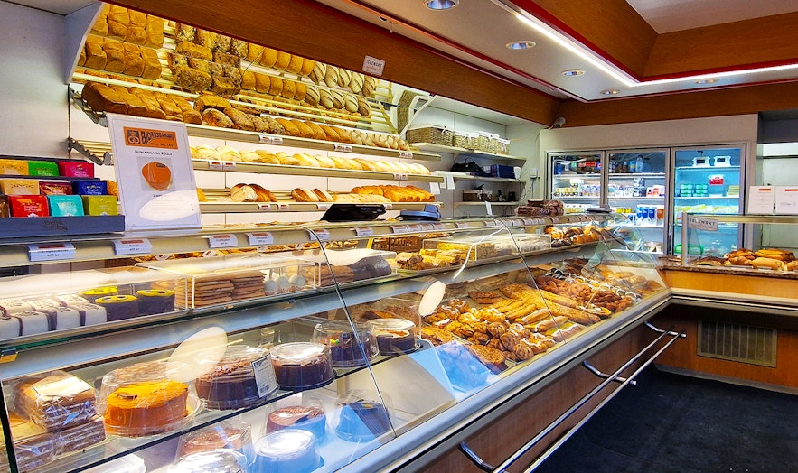 Bjornsbakari has a great selection of Icelandic pastries and tasty sandwiches