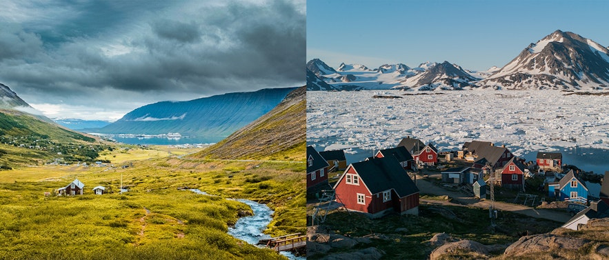 Iceland vs Greenland - The difference between the climate and weather