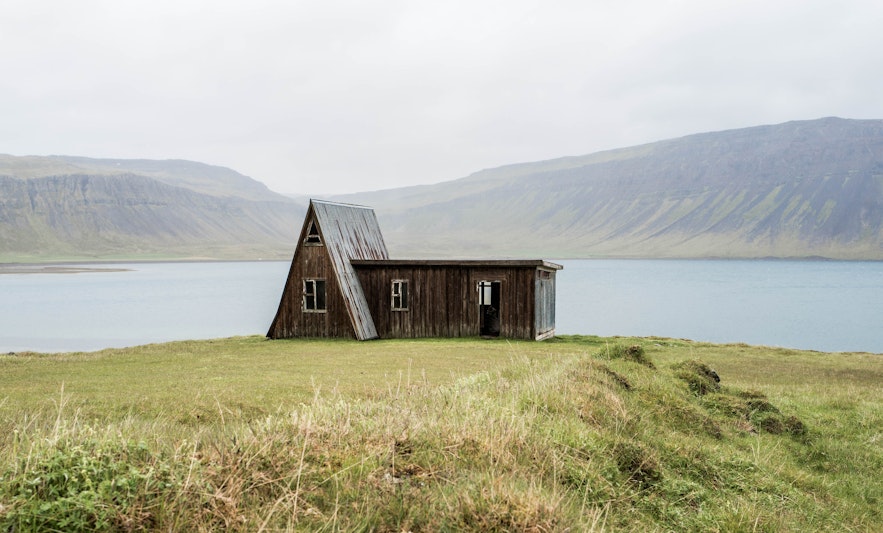 An abandoned house in the Westfjords of Iceland