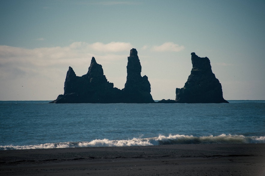 The black sands of Reynisfjara are one of Iceland's most iconic locations.