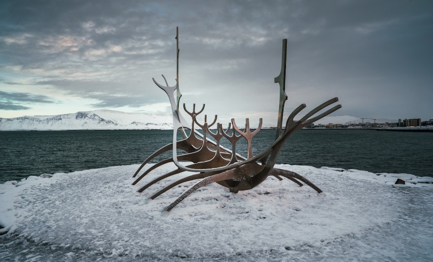 The Sun Voyager is actually not a Viking ship.
