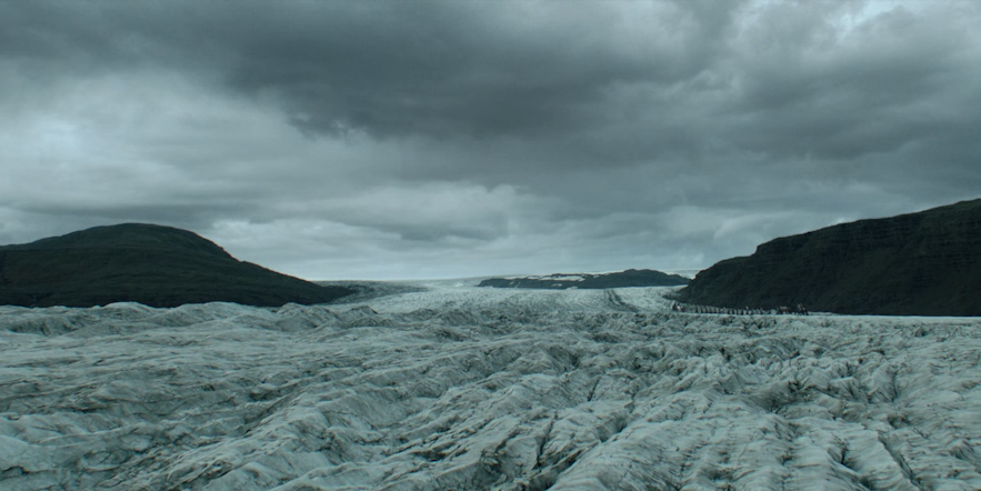 Fragmenty filmu „Wiking” zostały nakręcone na lodowcu Svinafellsjokull na Islandii.