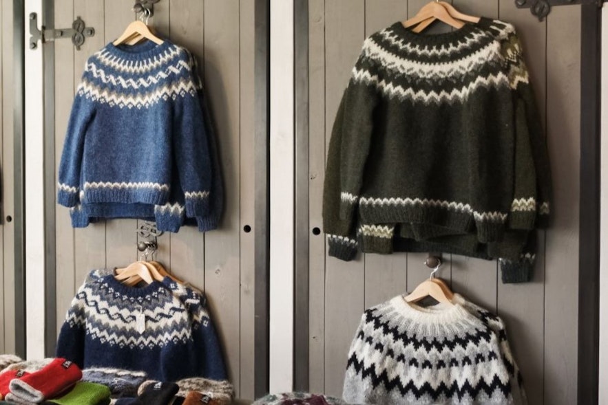 Lopapeysa sweaters feature all kinds of patterns