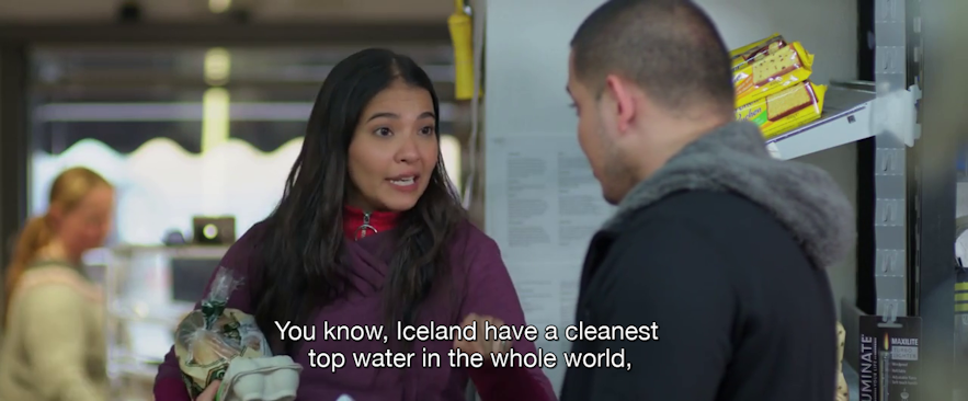 Du brauchst in Island kein Wasser zu kaufen, das Leitungswasser ist das sauberste der Welt!