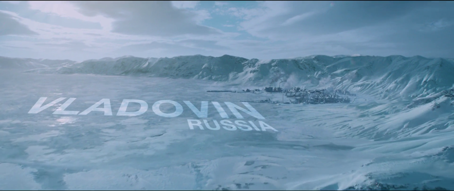 영화 '분노의 질주'에서 가상의 공간인 러시아의 블라도빈으로 묘사된 미바튼 호수