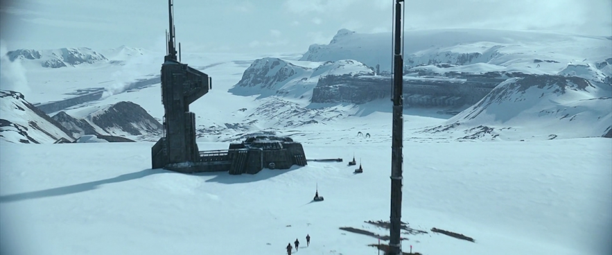 The entrance to Starkiller Base in Star Wars: The Force Awaknes, filmed in Iceland