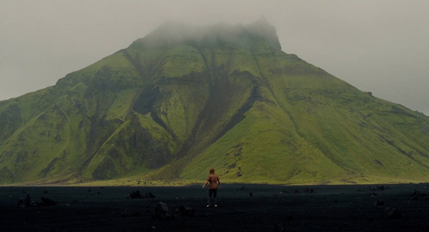 The mountain Hafursey in the movie Noah, filmed in Iceland
