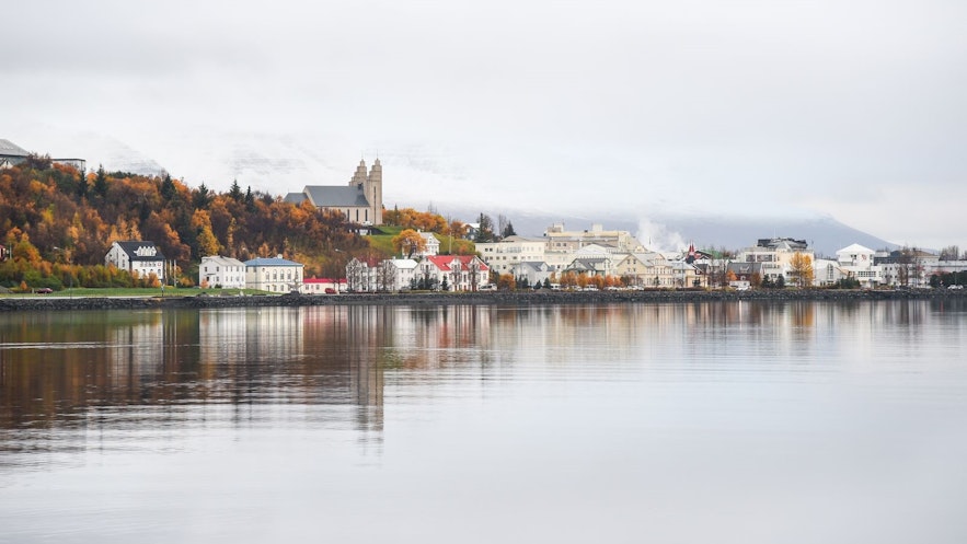 Akureyri is known for it's charming buildings