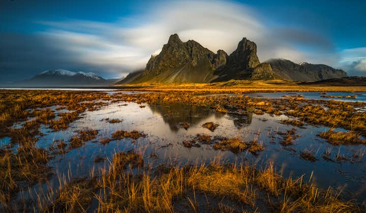 Vestrahorn mountain in Southeast Iceland is a favorite photography spot.