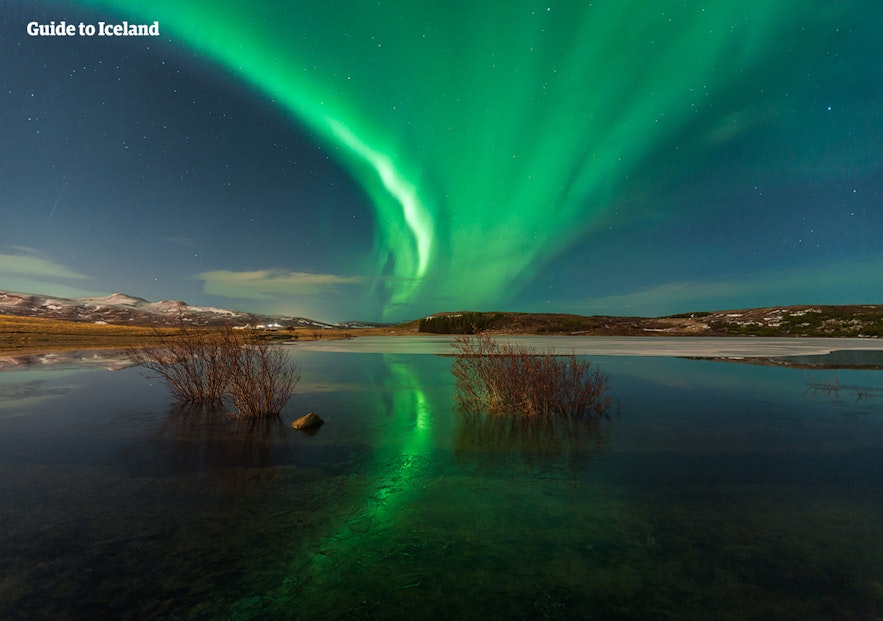 在冰岛Glamping可以看到北极光。