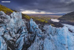 The Vatnajokull glacier in Southeast Iceland.