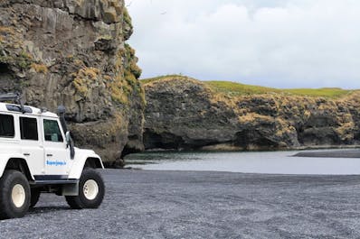 Conquer the rugged terrain of Iceland's South Coast beaches in a Superjeep.