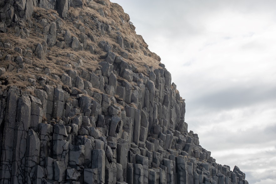 The basalt columns of Reynisfjara are quite imposing.