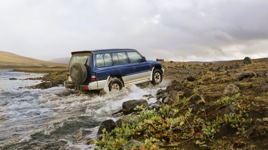 You'll need a 4x4 jeep to drive to Askja in the Icelandic Highlands