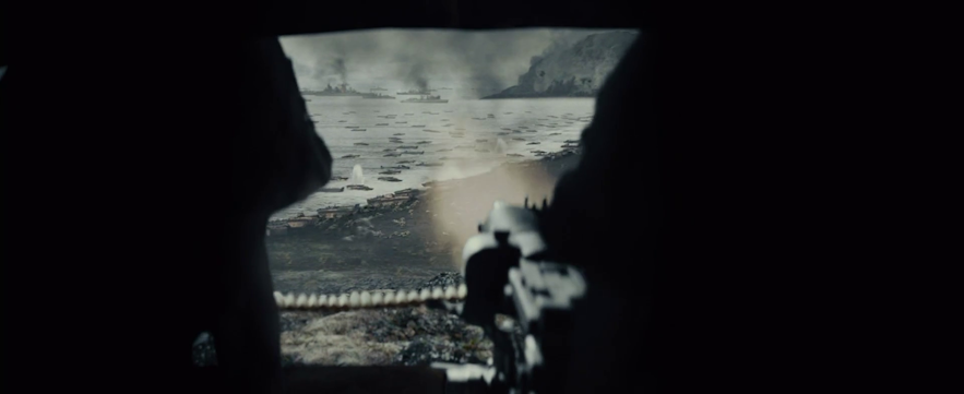 Ein Bild aus dem Film Letters from Iwo Jima, der in Sandvik, Island, gedreht wurde