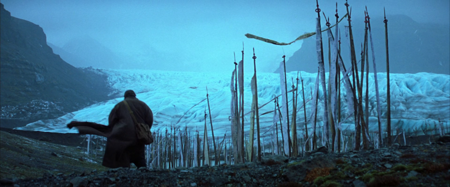 Der Svinafellsjökull-Gletscher im Film Batman Begins