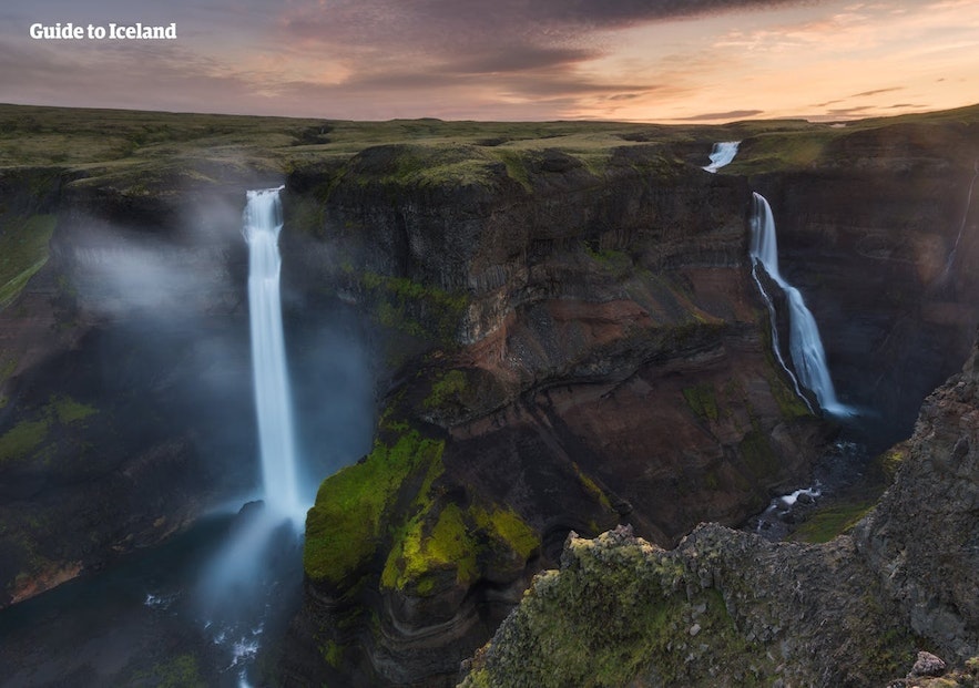 Haifoss and Glanni are some of the most stunning waterfalls in Thjorsadalur valley.