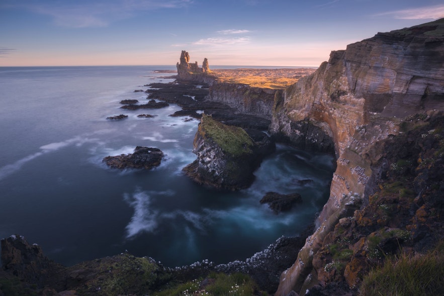 Don't miss the beautiful seaside cliffs all around the Snaefellsnes peninsula